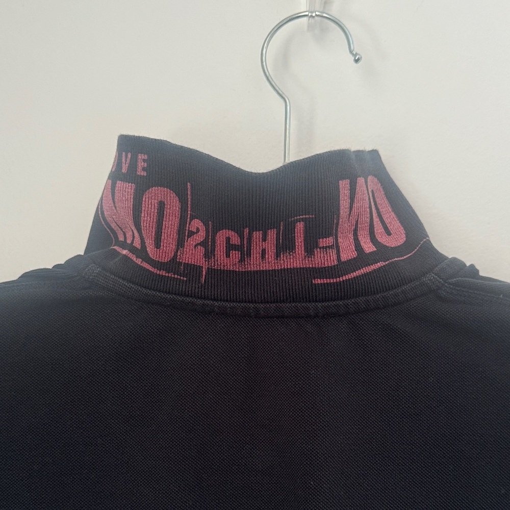 Love Moschino Black Polo with Red Logo - Picture 5 of 13